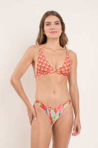 Image 04: Rio De Sol Ensemble Set Floral-Scales Alba Mia