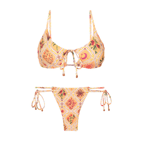 Product Front: Rio De Sol Ensemble Set Mosaico Tank-Tie Pipa
