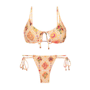 Product Front: Rio De Sol Ensemble Set Mosaico Tank-Tie Pipa