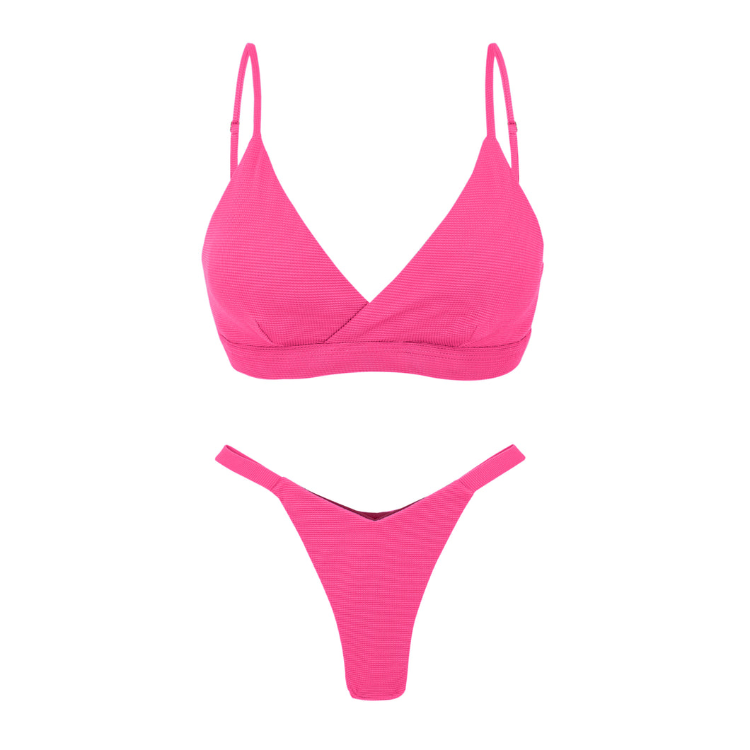 Product Front: Rio De Sol Ensemble Set Mtx-Ultrapink Paola Kiara