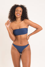 Load image into Gallery viewer, Image 07: Rio De Sol Ensemble Set Navy Bandeau-Reto Nice-Fio
