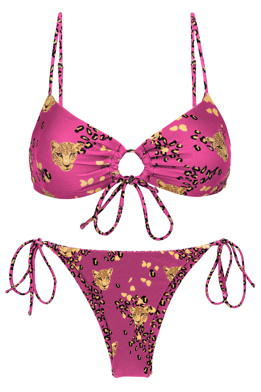 Product Front: Rio De Sol Ensemble Set Roar-Pink Mila Ibiza