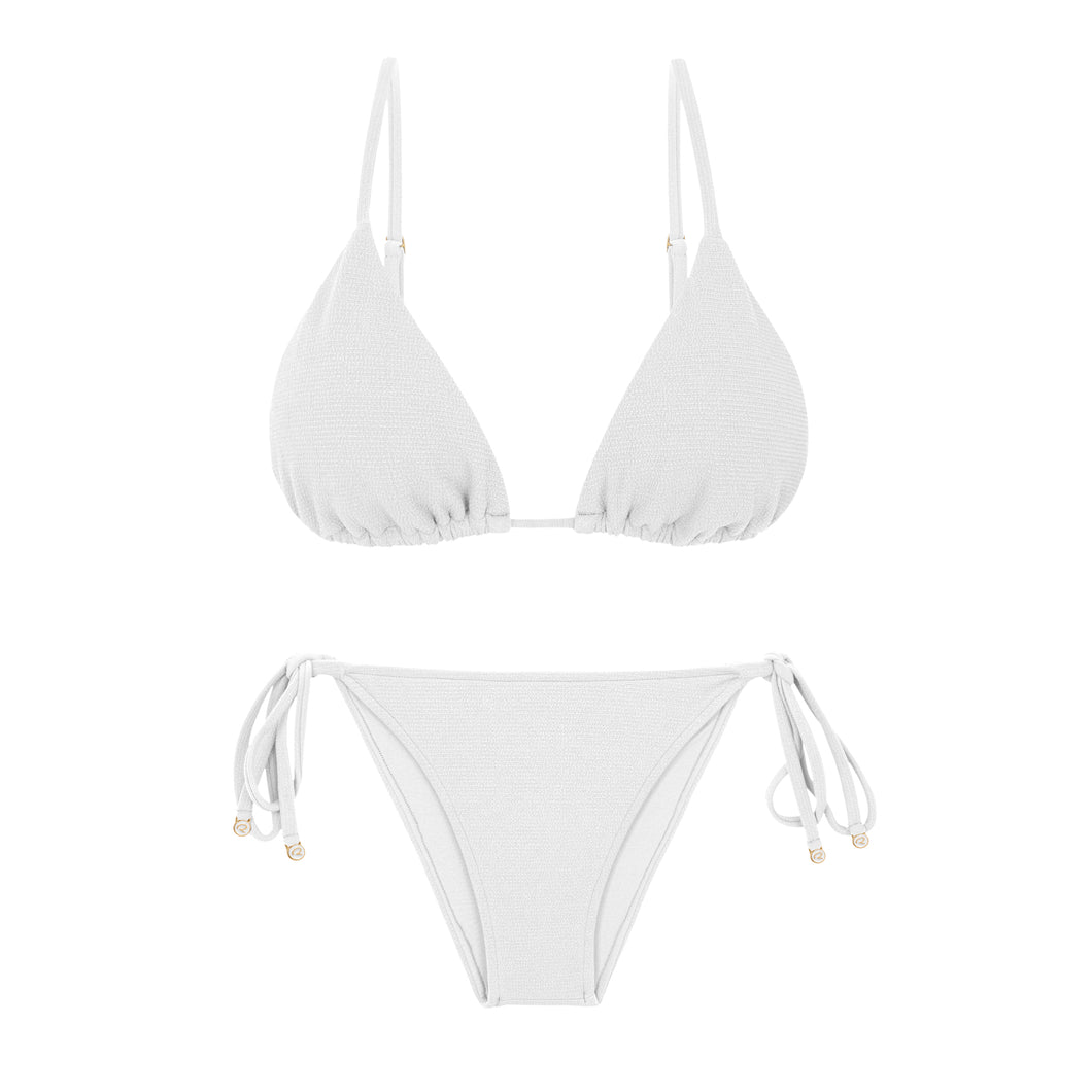 Product Front: Rio De Sol Ensemble Set Sand-White Lia Lacinho