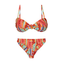 Load image into Gallery viewer, Product Front: Rio De Sol Ensemble Set Sea-Bloom Bandeau-Joy Nice
