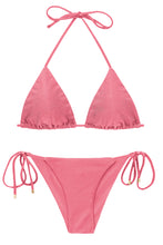 Load image into Gallery viewer, Product Front: Rio De Sol Ensemble Set Shimmer-Confetti Tri-Inv Cheeky-Tie
