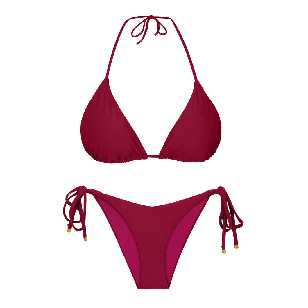 Product Front: Rio De Sol Ensemble Set Touch-Carmim Tri-Inv Amora
