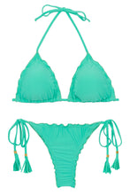 Load image into Gallery viewer, Product Front: Rio De Sol Ensemble Set Uv-Atlantis Tri Frufru-Fio
