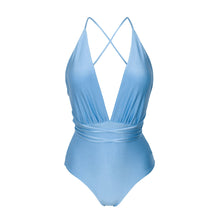 Load image into Gallery viewer, Product Front: Rio De Sol Une Pièce Shimmer-Baltic-Sea New Vegas
