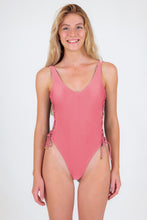 Load image into Gallery viewer, Model Front: Rio De Sol Une Pièce Shimmer-Confetti Zoe
