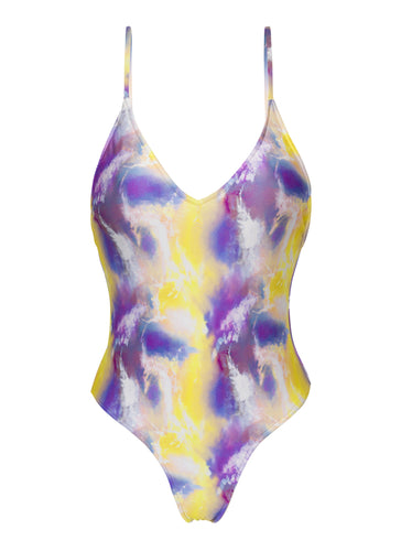 Product Front: Rio De Sol Une Pièce Tiedye-Purple Hype