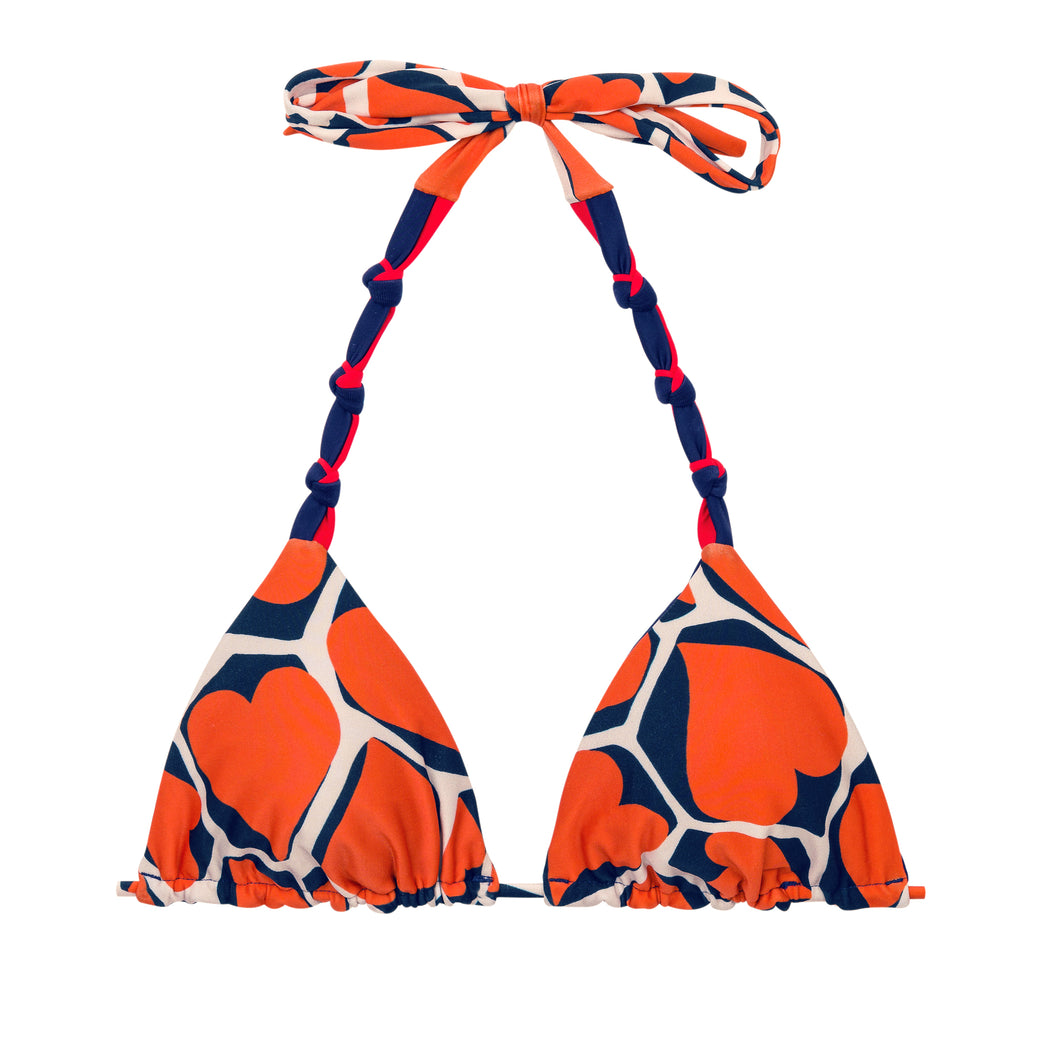 Product Front: Rio De Sol Haut Top Amore-Red Tri-Rev