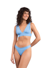 Load image into Gallery viewer, Model Front: Rio De Sol Haut Top Baltico Halter-Marina

