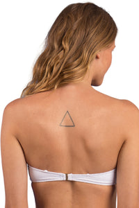 Image 07: Rio De Sol Haut Top Bora-White Bandeau-Joy