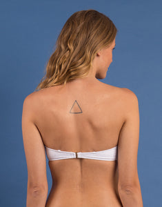 Image 09: Rio De Sol Haut Top Bora-White Bandeau-Joy