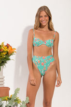 Load image into Gallery viewer, Model Front: Rio De Sol Haut Top Botanic Balconet
