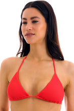 Load image into Gallery viewer, Gallery: Rio De Sol Haut Top Cotele-Tomate Tri-Inv
