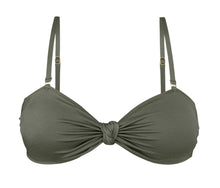 Load image into Gallery viewer, Product Front: Rio De Sol Haut Top Croco Bandeau-Joy
