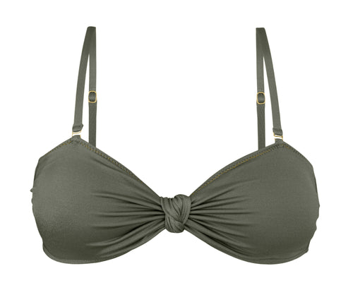 Product Front: Rio De Sol Haut Top Croco Bandeau-Joy