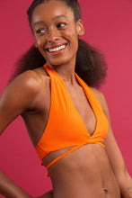 Load image into Gallery viewer, Image 09: Rio De Sol Haut Top Dots-Orange Kate
