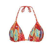 Load image into Gallery viewer, Product Back: Rio De Sol Haut Top Floral-Scales Tri-Inv
