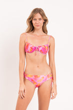 Load image into Gallery viewer, Model Front: Rio De Sol Haut Top Joyful Balconet-Tie
