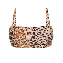 Load image into Gallery viewer, Product Front: Rio De Sol Haut Top Leopard Bandeau-Reto
