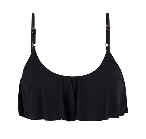 Product Front: Rio De Sol Haut Top Leopardo Black Babado