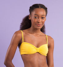 Load image into Gallery viewer, Image 09: Rio De Sol Haut Top Malibu-Yellow Bandeau-Duo
