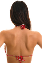 Load image into Gallery viewer, Image 06: Rio De Sol Haut Top Poa Red Frufru
