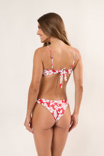 Load image into Gallery viewer, Model Back: Rio De Sol Haut Top Pua-Hibiscus Coral
