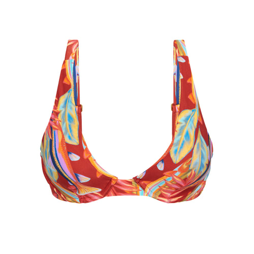 Product Front: Rio De Sol Haut Top Sea-Bloom Chantal