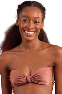 Gallery: Rio De Sol Haut Top Shimmer-Copper Bandeau-Joy