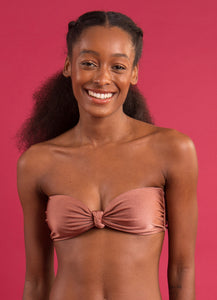 Image 08: Rio De Sol Haut Top Shimmer-Copper Bandeau-Joy