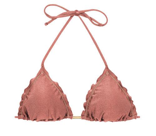 Product Front: Rio De Sol Haut Top Shimmer-Copper Frufru