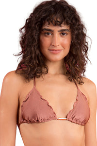 Gallery: Rio De Sol Haut Top Shimmer-Copper Frufru
