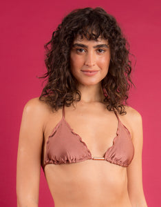 Image 08: Rio De Sol Haut Top Shimmer-Copper Frufru