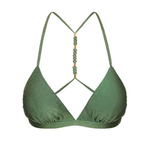Load image into Gallery viewer, Product Front: Rio De Sol Haut Top Shimmer-Croco Tri-Fixo-Noa
