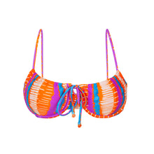 Load image into Gallery viewer, Product Front: Rio De Sol Haut Top Stripes Balconet-Tie
