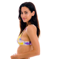 Load image into Gallery viewer, Image 08: Rio De Sol Haut Top Tiedye-Purple Bralette
