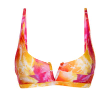 Load image into Gallery viewer, Product Front: Rio De Sol Haut Top Tiedye-Red Bra-V
