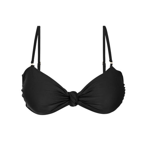 Product Front: Rio De Sol Haut Top Touch-Black Bandeau-Joy