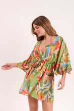 Load image into Gallery viewer, Image 08: Rio De Sol Robe De Plage Tropical Kaftan Bel
