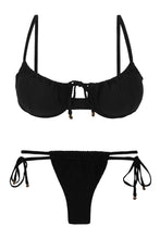 Load image into Gallery viewer, Set Dots-Black Balconet-Tie Pipa
