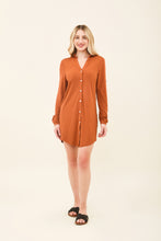 Load image into Gallery viewer, Shirtdress Copenhagen Caramelo UPF50+
