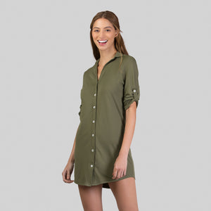Shirtdress Copenhagen Verde Militar UPF50+