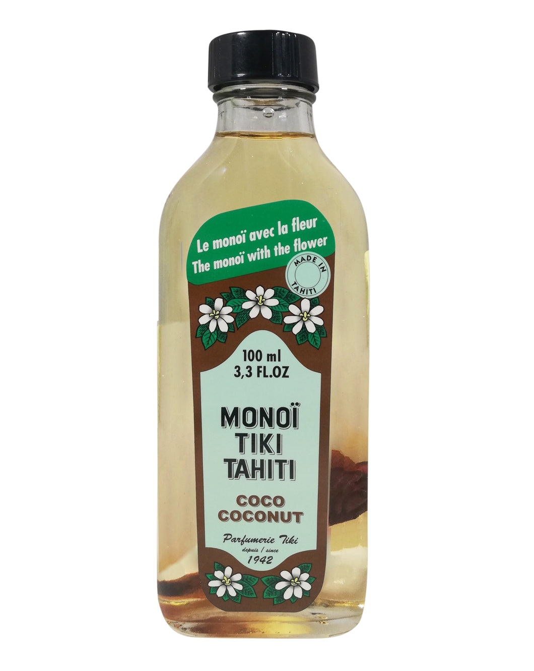 Product Front: Tiki Solaire Tiki Monoi Coconut Naturel 100Ml