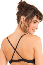 Load image into Gallery viewer, Top Dots-Black Balconet-Tie
