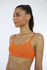 Top Hyper Costas Decotada Laranja Orangeade