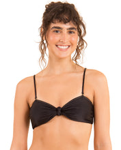 Load image into Gallery viewer, Top Shimmer-Black Bandeau-Joy
