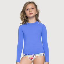 Load image into Gallery viewer, Gallery: Uv Line T-Shirt Camiseta Kids Uvpro Ml Azul Bic Upf50+

